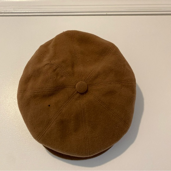 Classic Cashmere Brown Italian Newsboy Hat for Men - Picture 1 of 9